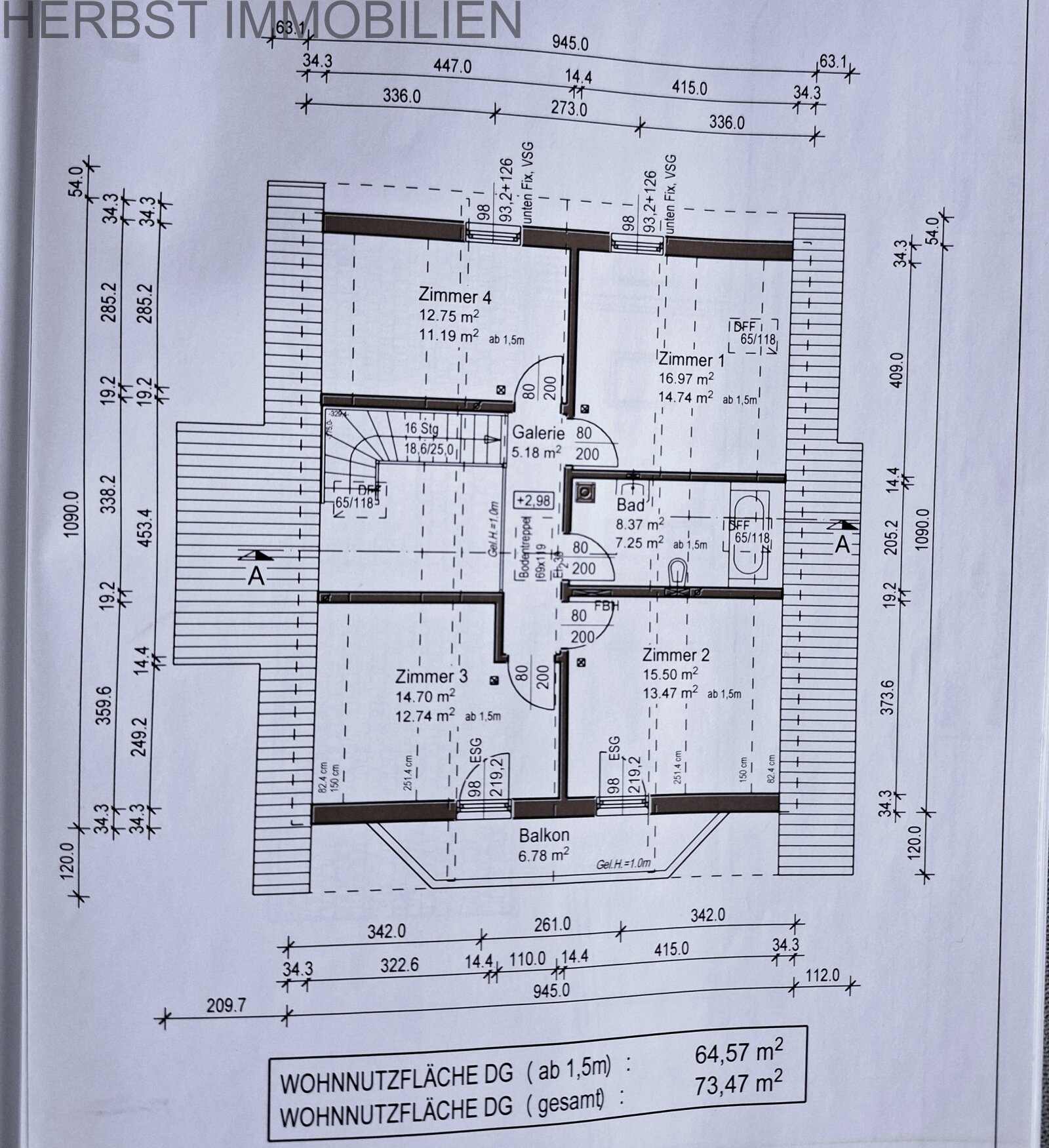 Grundriss Dachgeschoss Grundriss Dachgeschoss