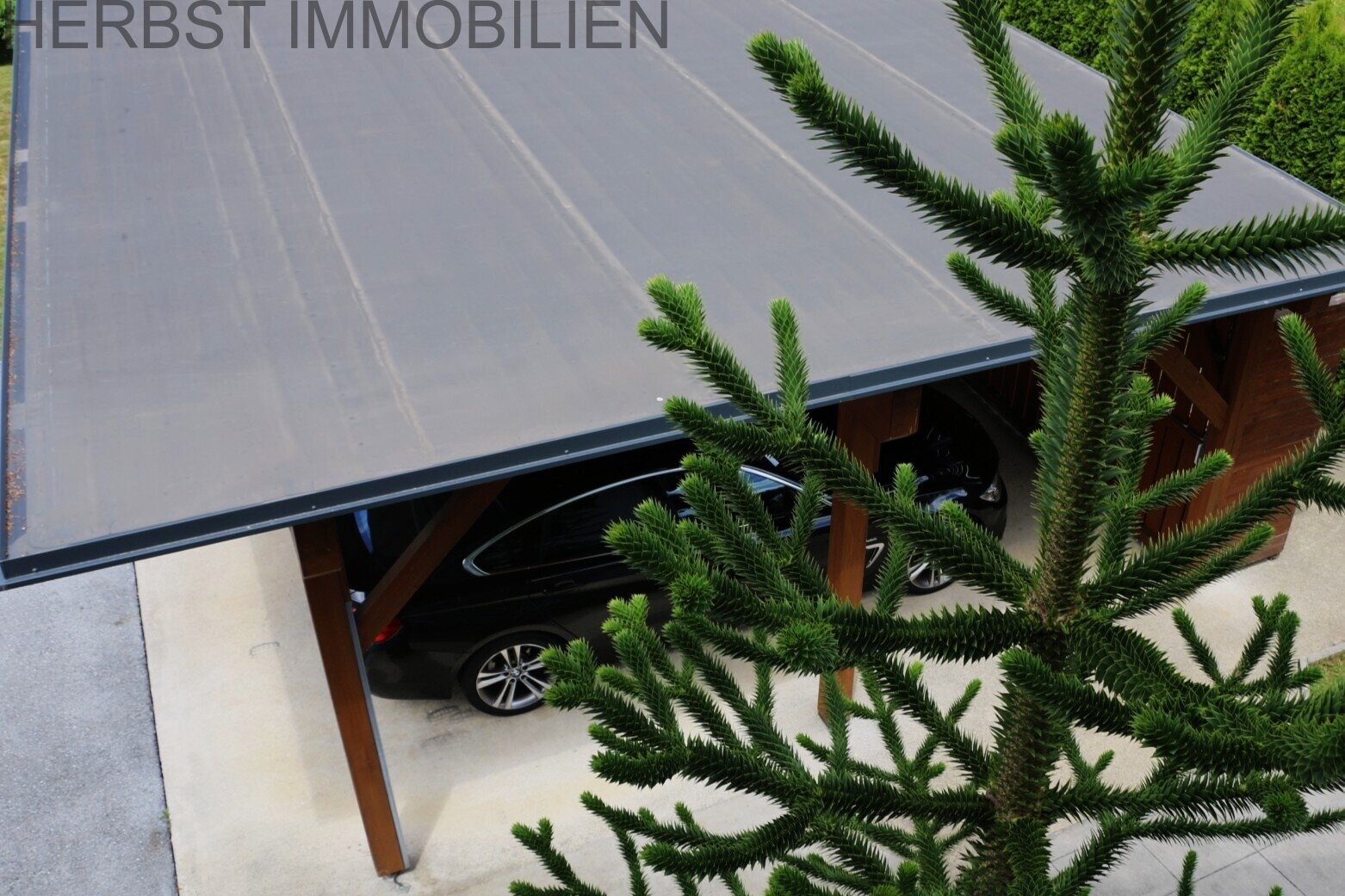 Ansicht Dach Carport Ansicht Dach Carport